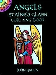 Angels Stained Glass Coloring Book