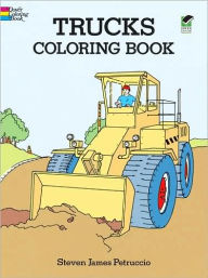 Title: Trucks Coloring Book, Author: Steven James Petruccio