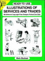Ready-to-Use Illustrations of Services and Trades: 98 Different Copyright-Free Designs Printed One Side