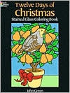 Twelve Days of Christmas Stained Glass Coloring Book