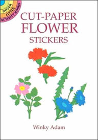 Cut-Paper Flower Stickers