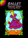 Ballet Stained Glass Coloring Book