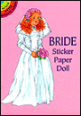 Bride Sticker Paper Doll