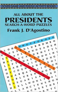 All about Presidents Search-a-Word Puzzles