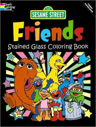 Sesame Street Friends Stained Glass Coloring Book