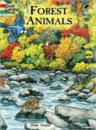 Title: Forest Animals Coloring Book, Author: Dianne Gaspas