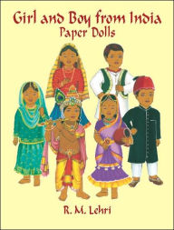 Girl and Boy from India Paper Dolls