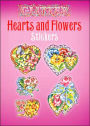 Glitter Hearts and Flowers Stickers