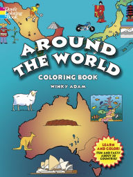 Title: Around the World Coloring Book, Author: Winky Adam