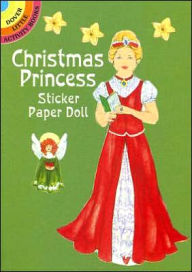 Christmas Princess Sticker Paper Doll