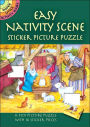 Easy Nativity Scene Sticker Picture Puzzle