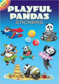 Playful Pandas Stickers