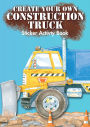 Create Your Own Construction Truck Sticker Activity Book