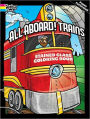 All Aboard! Trains Stained Glass Coloring Book