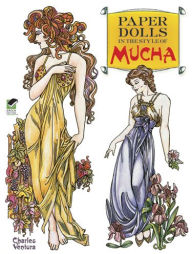 Paper Dolls in the Style of Mucha