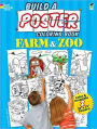 Build a Poster Coloring Book--Farm & Zoo