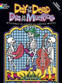 Day of the Dead/Dia de los Muertos Stained Glass Coloring Book