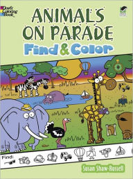 Animals on Parade Find and Color