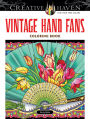 Creative Haven Vintage Hand Fans Coloring Book
