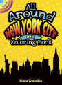 All Around New York City Mini Coloring Book