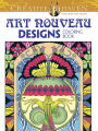 Creative Haven Art Nouveau Designs Collection Coloring Book