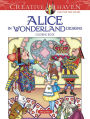 Creative Haven Alice in Wonderland Designs Coloring Book