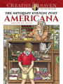 Creative Haven The Saturday Evening Post Americana Coloring Book