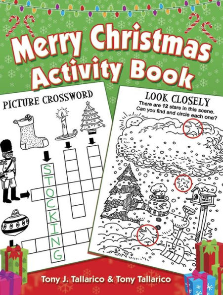 Merry Christmas Activity Book