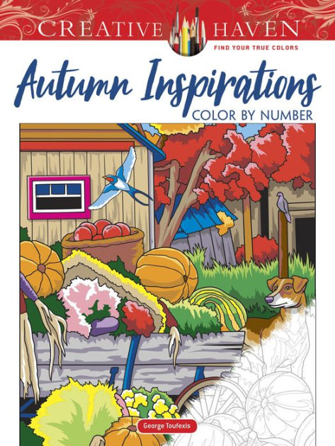 Creative Haven Horses Color by Number Coloring Book [Book]