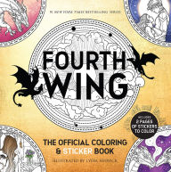 Title: Fourth Wing: The Official Coloring & Sticker Book (Includes 2 Pages of Stickers to Color), Author: Entangled