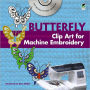 Chinese Butterfly Clip Art for Machine Embroidery