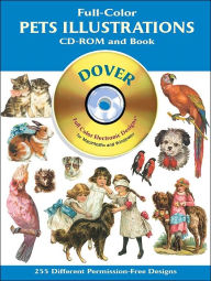 Full-Color Pets Illustrations CD-ROM and Book
