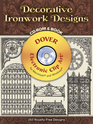 Title: Decorative Ironwork Designs CD-ROM and Book, Author: Dover