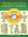 200 Illustrations from Gerard's Herbal CD-ROM and Book