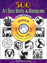 Title: 800 Art Deco Motifs and Monograms CD-ROM and Book, Author: Samuel Welo