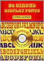 24 Circus Display Fonts CD-ROM and Book