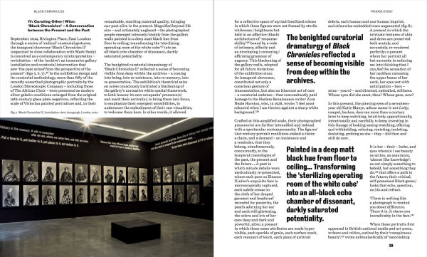 Black Chronicles: Photography, Race and Difference in Victorian Britain