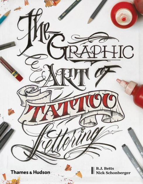 BJ Betts Lettering Guide 3 - Tattoo Express Supply
