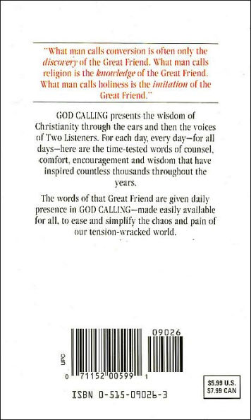 God Calling: Devotionals for Restoring Faith and Serenity