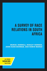 Title: A Survey of Race Relations in South Africa 1972, Author: Muriel Horrell