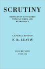 Scrutiny: A Quarterly Review, Volume 18: 1951-52