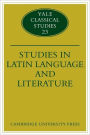 Studies in Latin Language and Literature