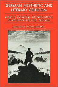 Title: German Aesthetic Literary Criticism, Author: Simpson