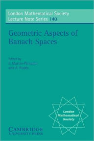 Title: Geometric Aspects of Banach Spaces: Essays in Honour of Antonio Plans, Author: E. Martin-Peinador