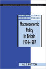 Macroeconomic Policy in Britain 1974-1987