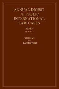 Title: International Law Reports, Author: John Fischer Williams