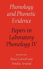 Phonology and Phonetic Evidence: Papers in Laboratory Phonology IV