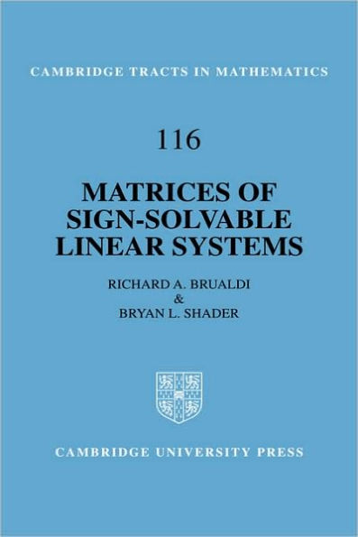 Matrices of Sign-Solvable Linear Systems