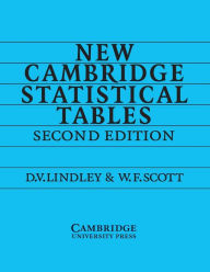 Title: New Cambridge Statistical Tables / Edition 2, Author: D. V. Lindley