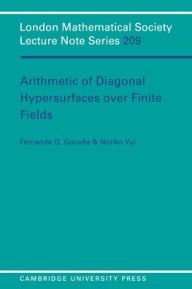 Title: Arithmetic of Diagonal Hypersurfaces over Finite Fields, Author: Fernando Q. Gouvêa